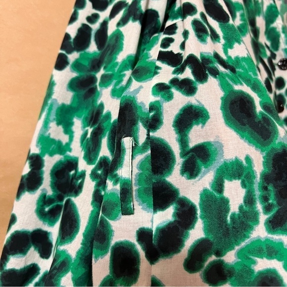 Baum und Pferdgarten Anise Dress Floating Flower Green Popover Mini Size XS (34) - Picture 8 of 12